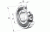 Подшипник 62204 2RS (180504) 20*47*18мм (шт)