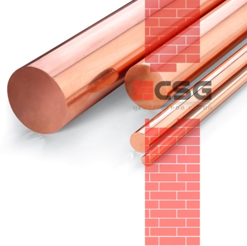 Круг медный 130 прес, марка М1