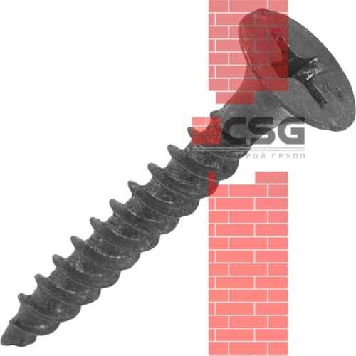 Саморез кровельный 6.3x51 RAL 7024 по металлу, кг (15кг) арт.1242614 