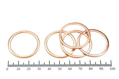 Шайба медная 27х32х1.0